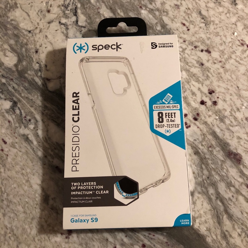 Speck Presidio Clear Case for Samsung Galaxy S9